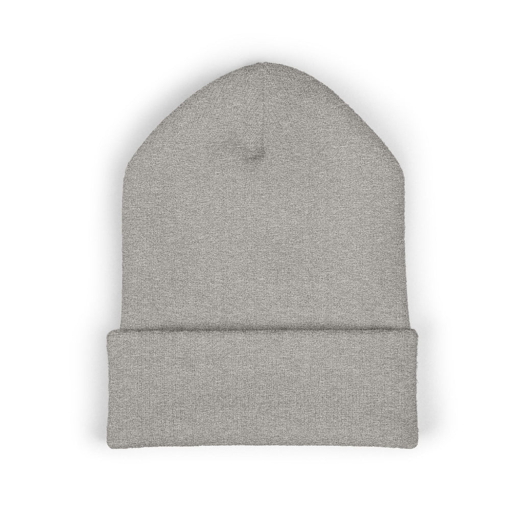 Aywa Malaabis Embroidered Beanie | Classic Cuffed Knit Hat | Minimal Streetwear Winter Cap