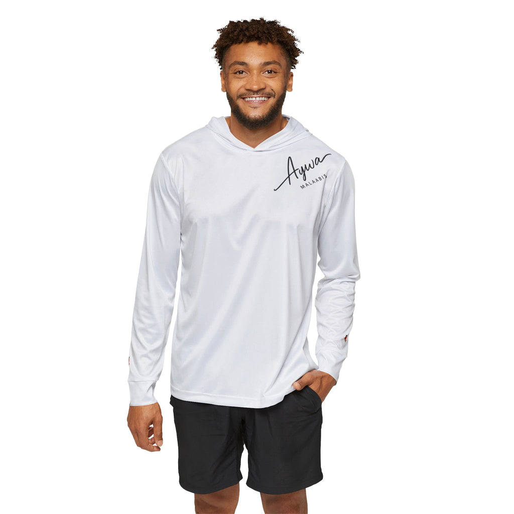 Aywa Malaabis - Aywa's Aqua Waves Sports Hoodie - Regular Black Font
