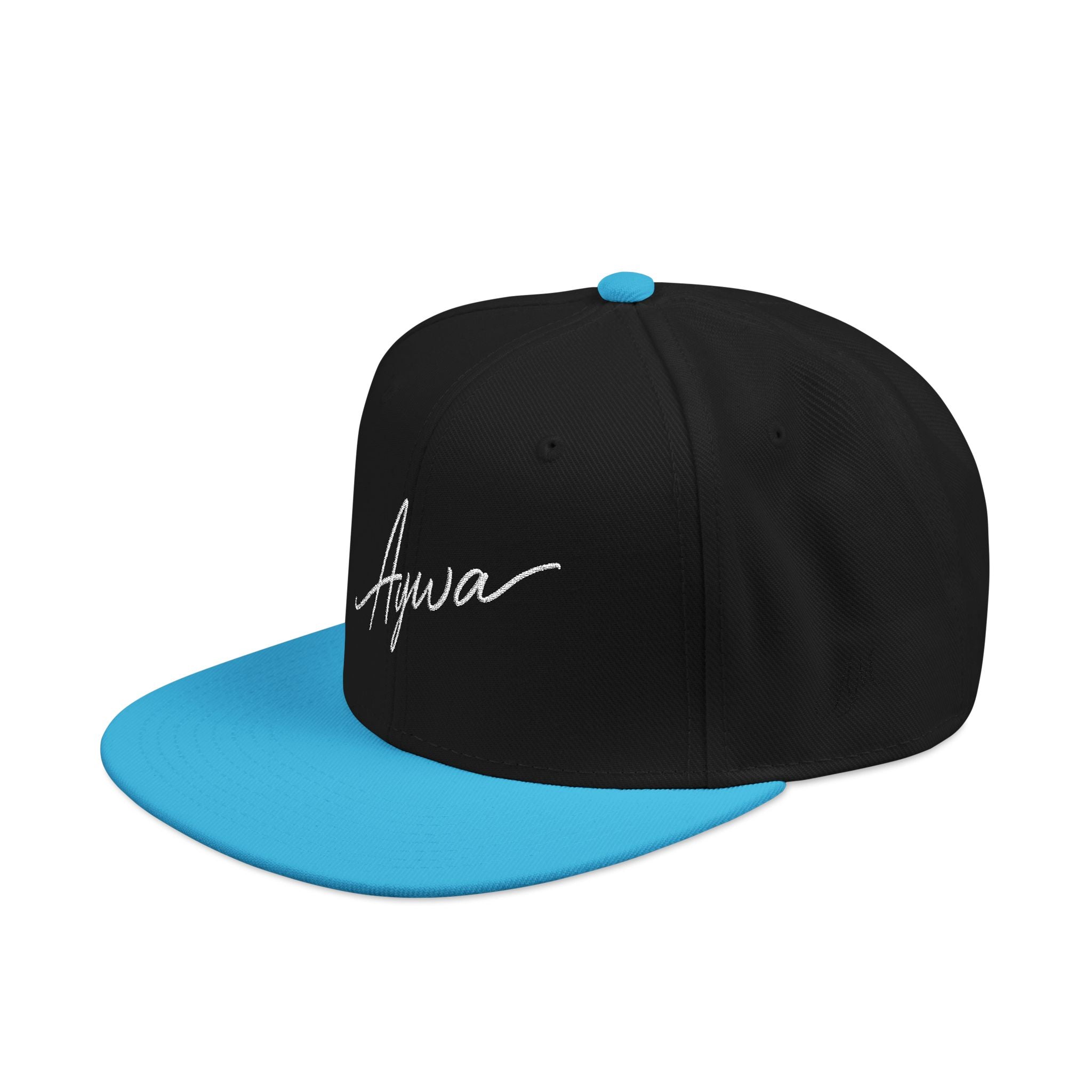 Aywa Malaabis Snapback Hat — Embroidered 'Aywa' Streetwear Cap