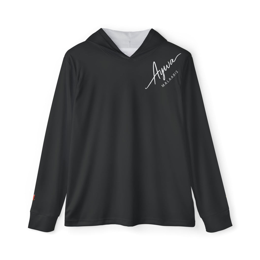 Aywa Malaabis - Aywa's Aqua Waves Sports Hoodie - Regular White Font