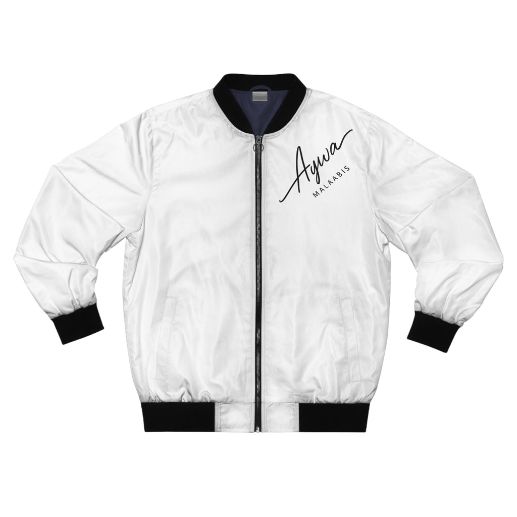 Aywa Malaabis - Aywa's Signature Bomber Jacket - Black Font
