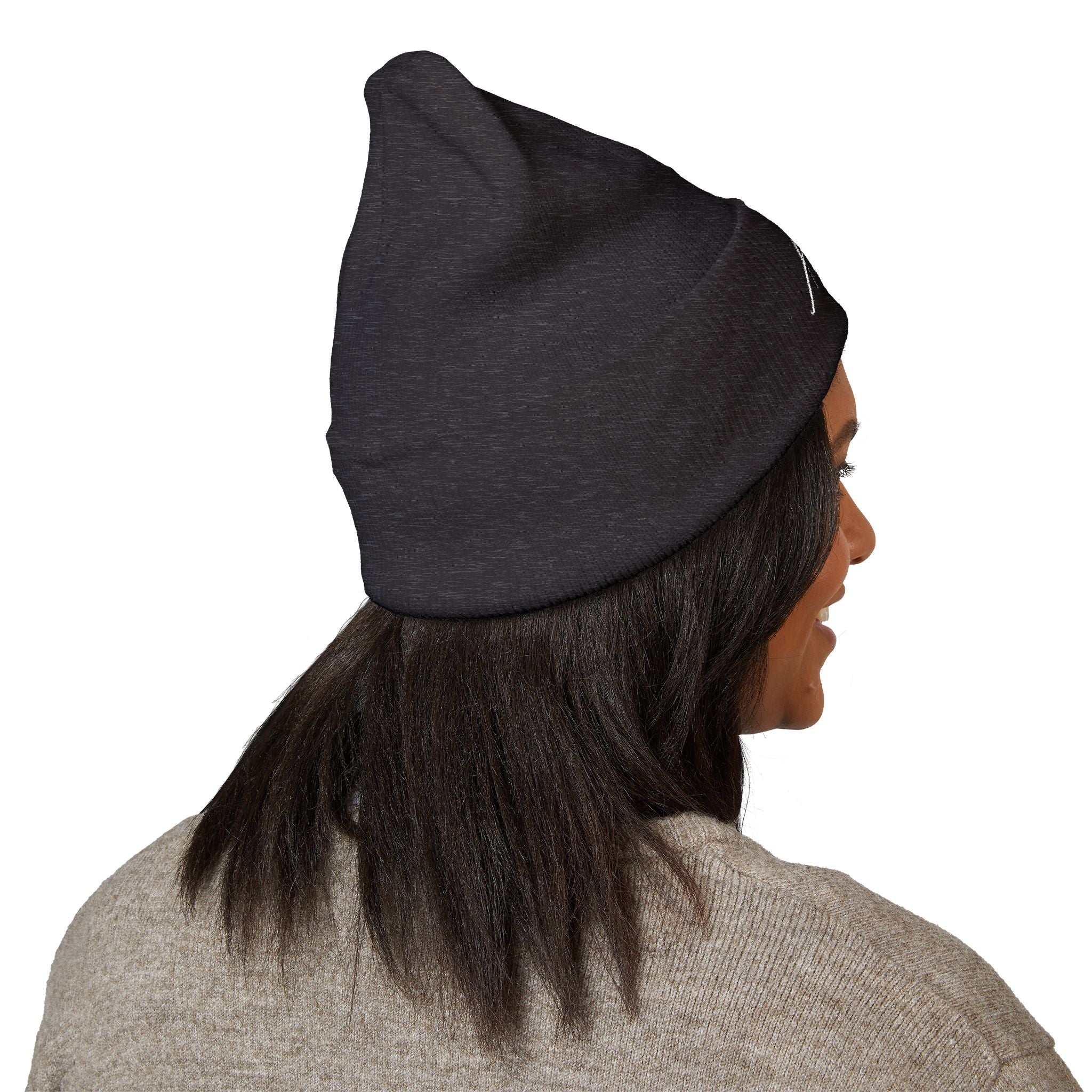 Aywa Malaabis Embroidered Beanie | Classic Cuffed Knit Hat | Minimal Streetwear Winter Cap