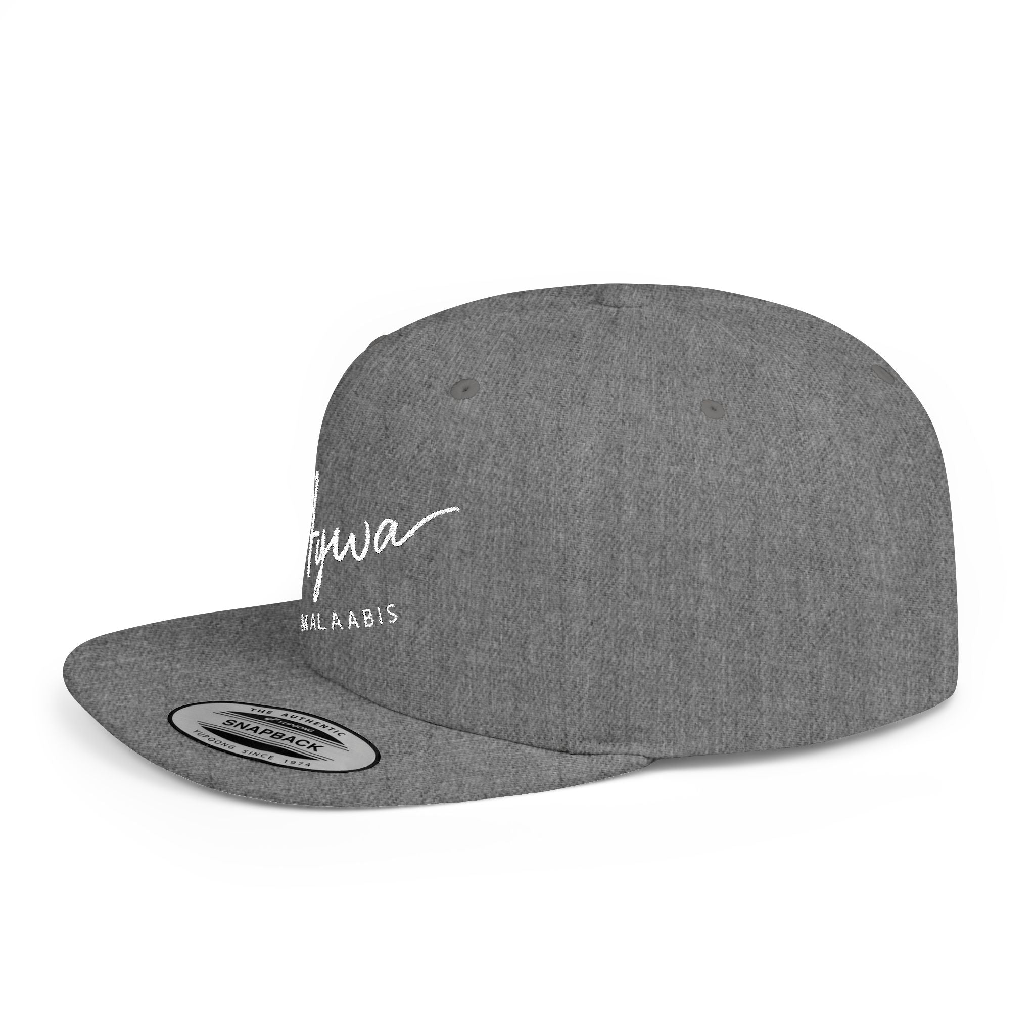Aywa Snapback Hat — Flat Bill Cap