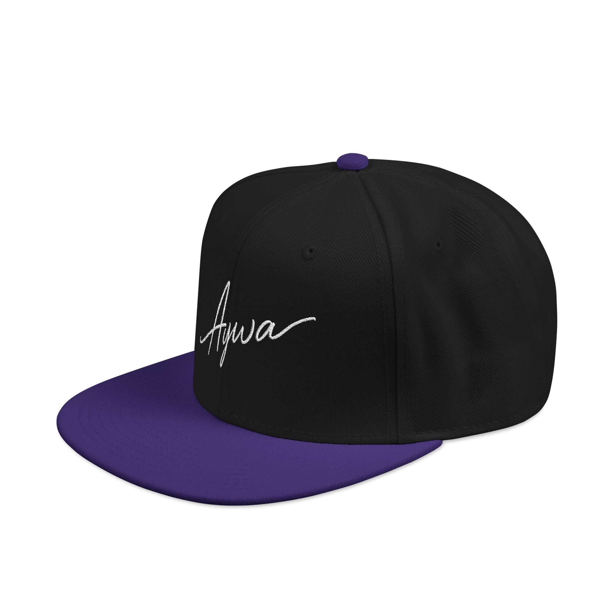 Aywa Malaabis Snapback Hat — Embroidered 'Aywa' Streetwear Cap