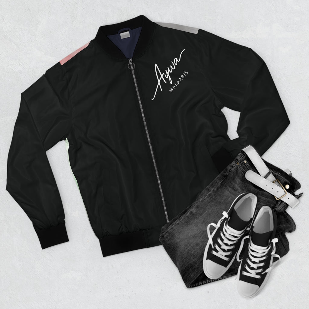 Aywa Malaabis - Aywa Bomber Jacket - White Font
