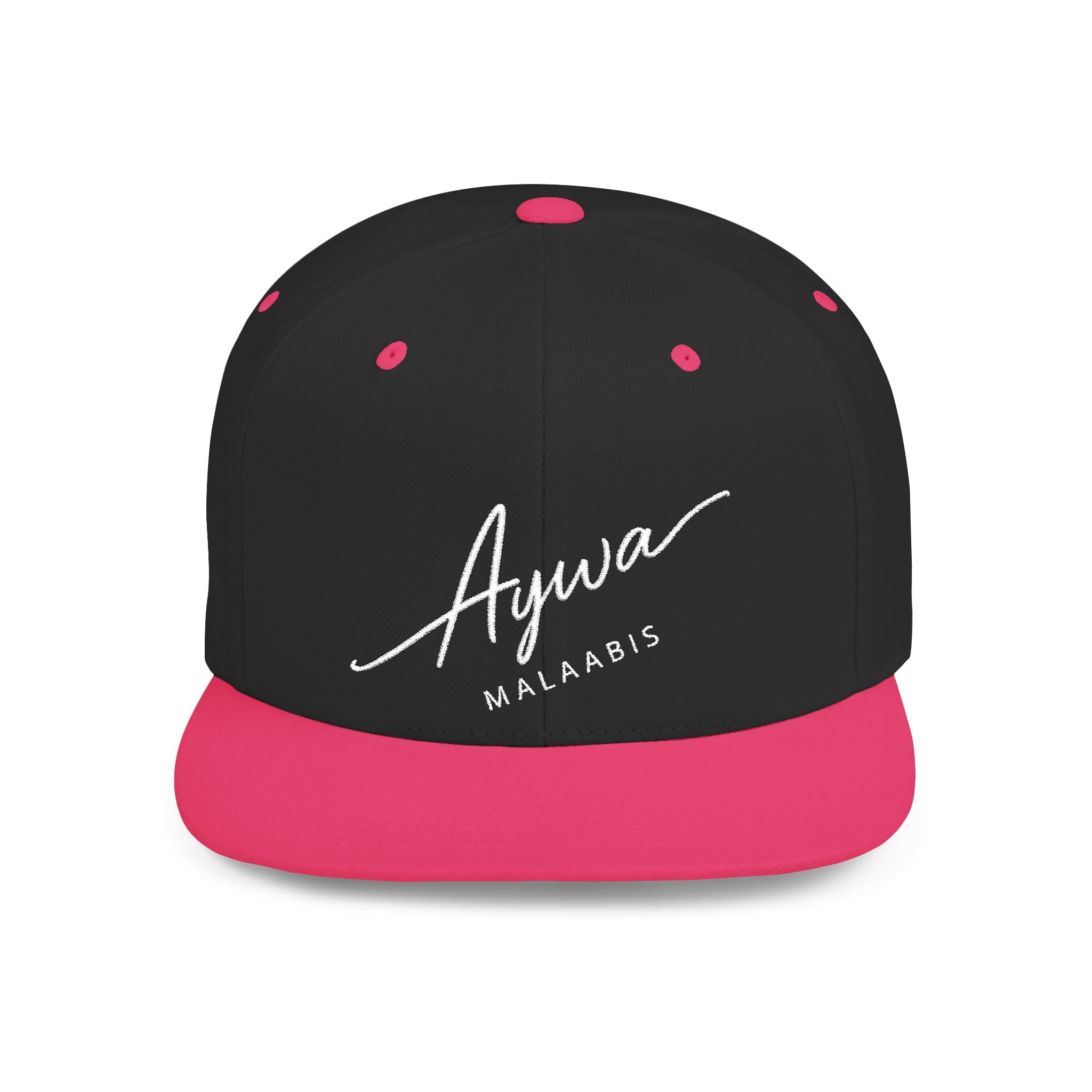 Aywa Snapback Hat — Flat Bill Cap