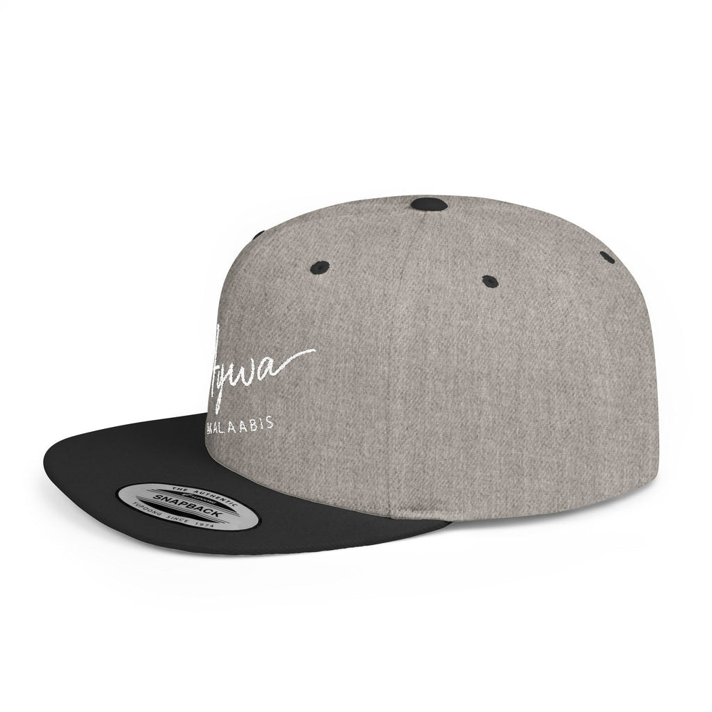 Aywa Snapback Hat — Flat Bill Cap