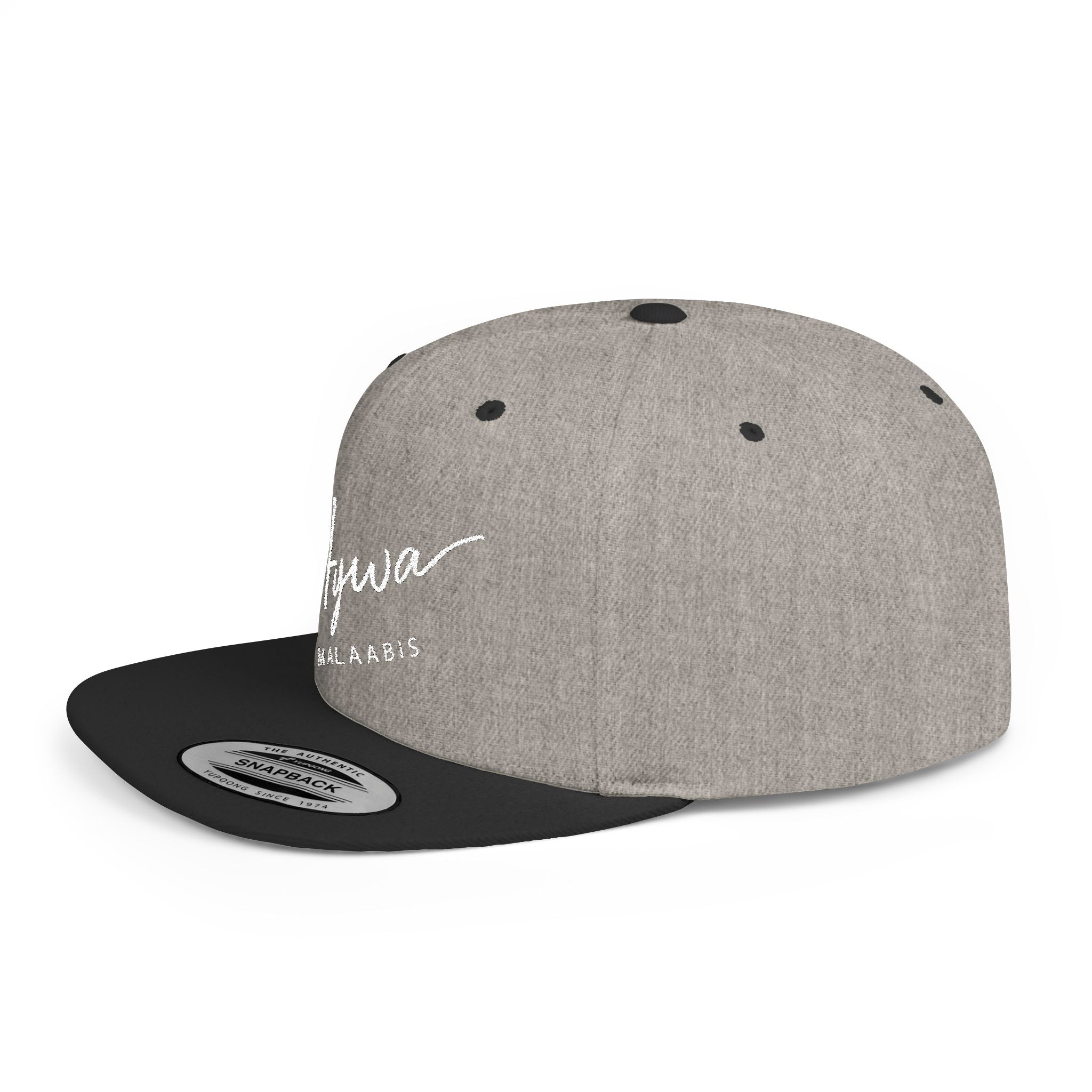 Aywa Snapback Hat — Flat Bill Cap