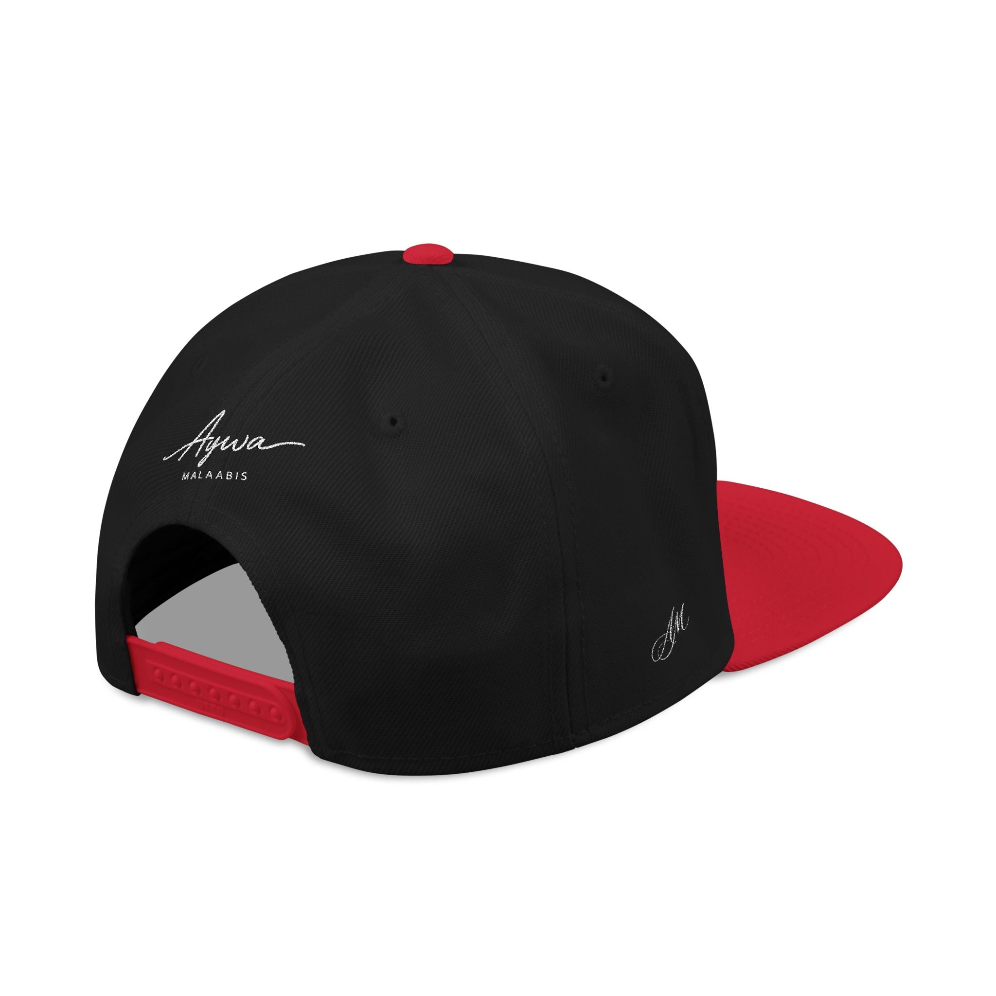 Aywa Malaabis Snapback Hat — Embroidered 'Aywa' Streetwear Cap