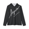 Aywa Malaabis - Aywa's Aqua Waves Sports Hoodie - Large White Font