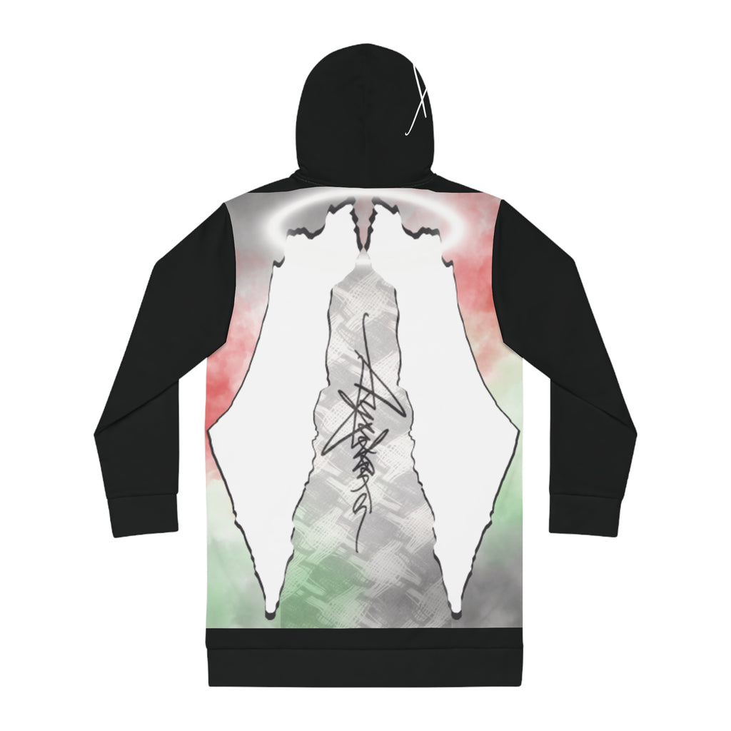 Aywa Malaabis - Aywa's Oversized Hoodie Dress - Large White Font