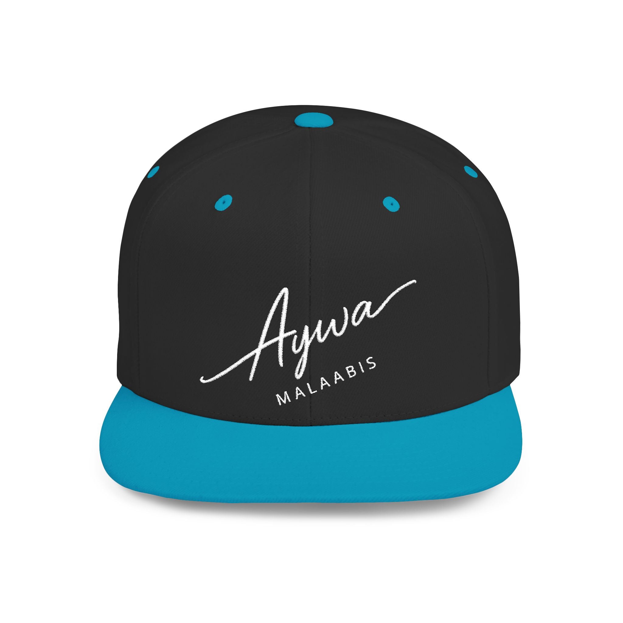 Aywa Snapback Hat — Flat Bill Cap