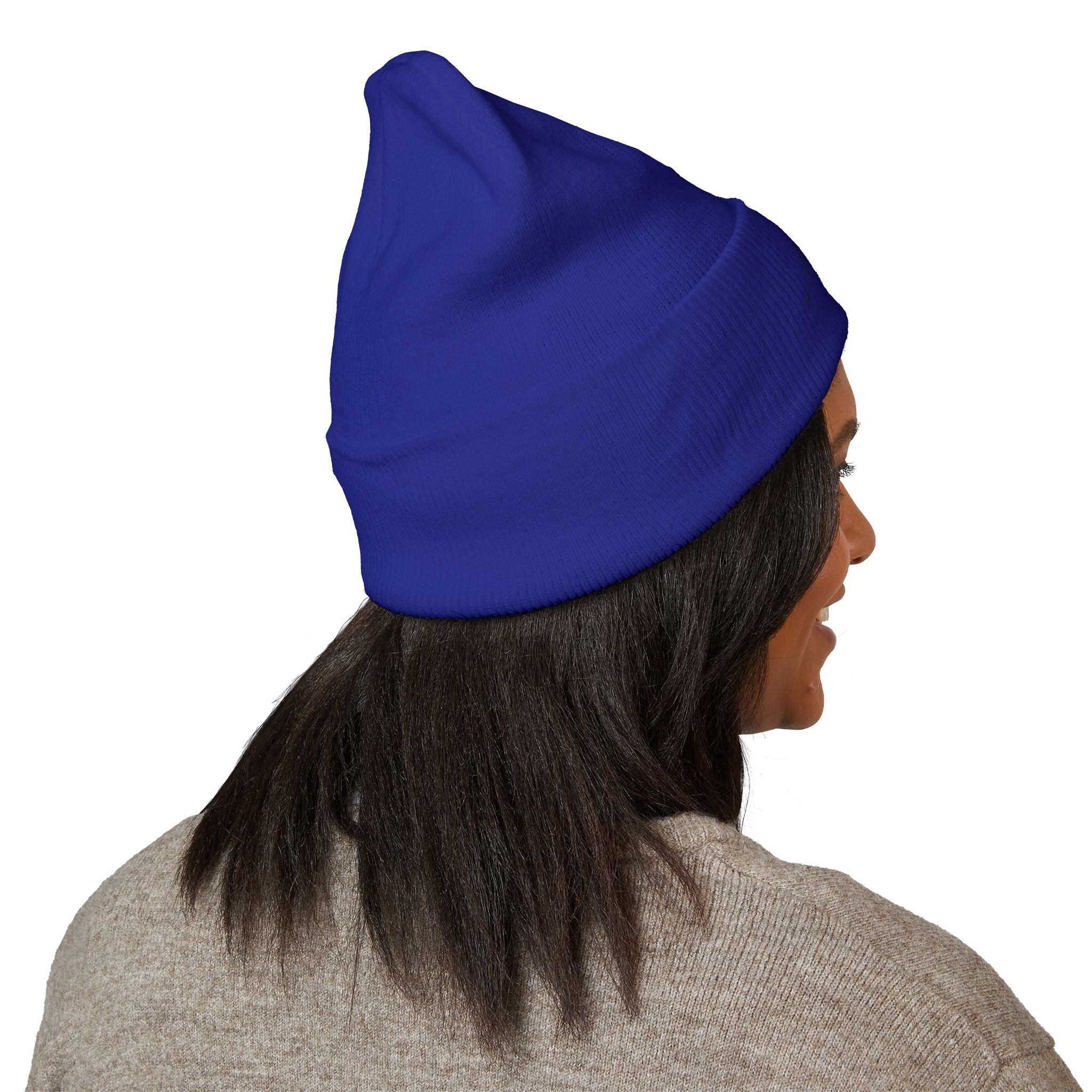 Aywa Malaabis Embroidered Beanie | Classic Cuffed Knit Hat | Minimal Streetwear Winter Cap