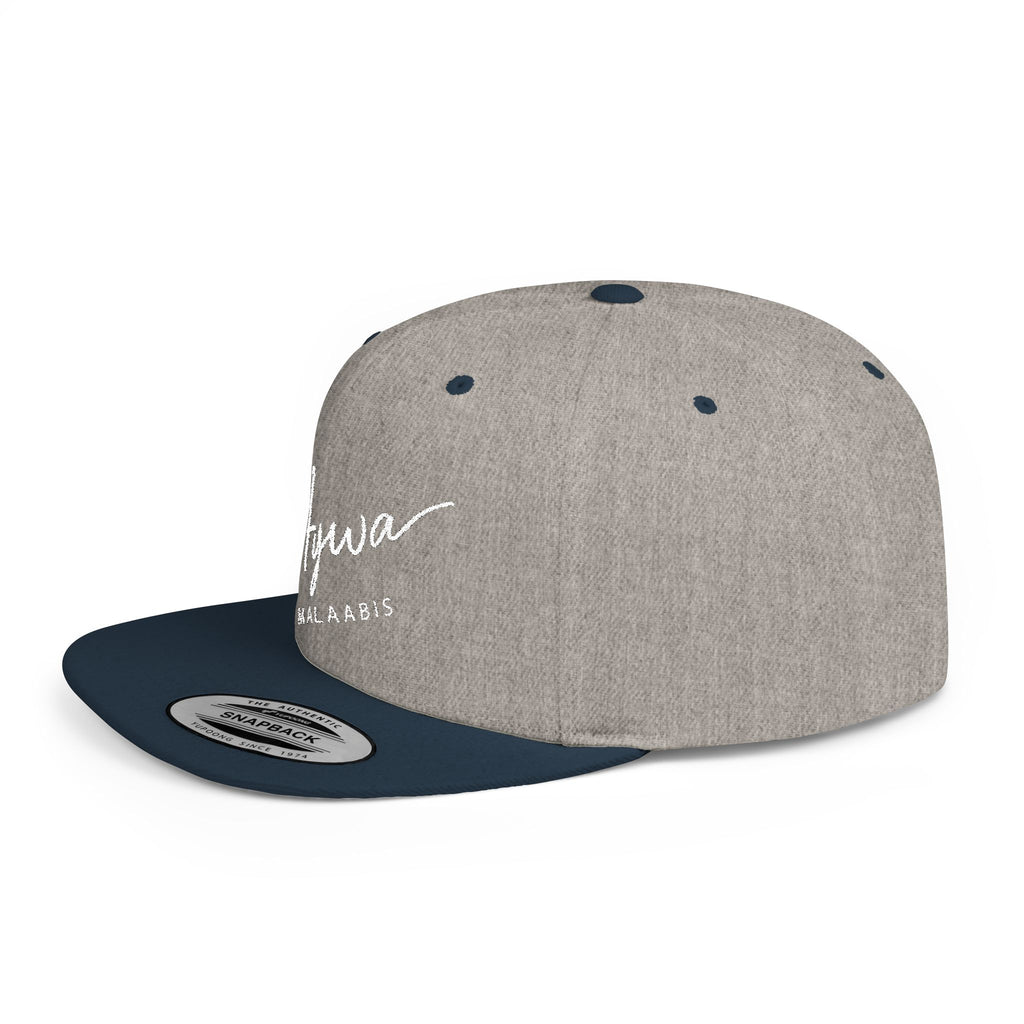 Aywa Snapback Hat — Flat Bill Cap