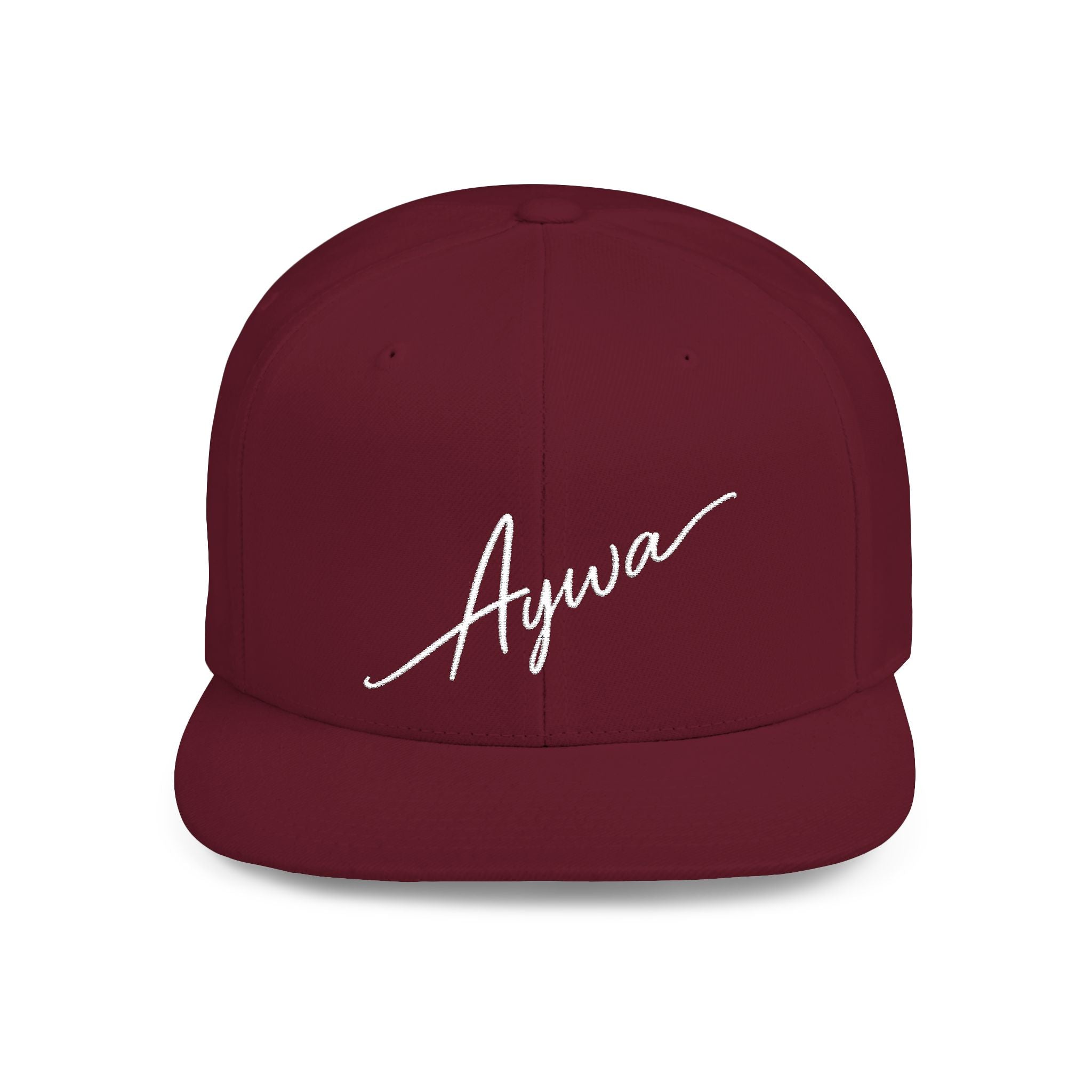 Aywa Malaabis Snapback Hat — Flat Bill Cap