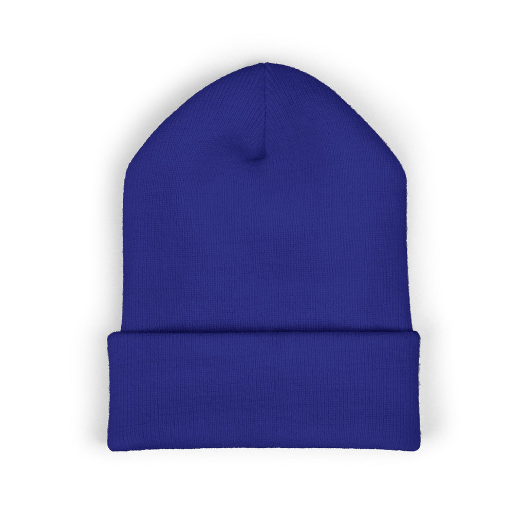 Aywa Malaabis Embroidered Beanie | Classic Cuffed Knit Hat | Minimal Streetwear Winter Cap