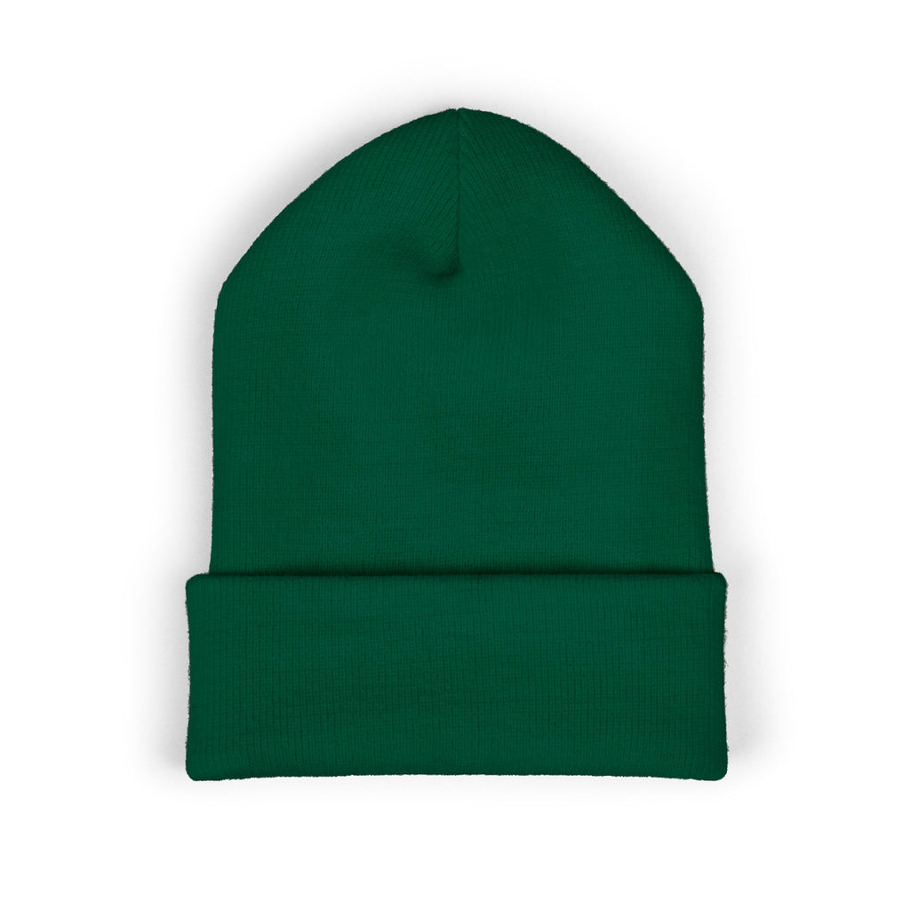 Aywa Malaabis Embroidered Beanie | Classic Cuffed Knit Hat | Minimal Streetwear Winter Cap