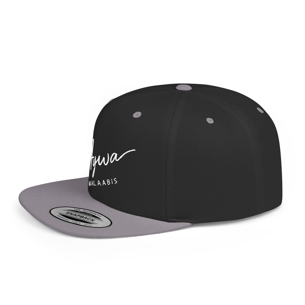 Aywa Snapback Hat — Flat Bill Cap