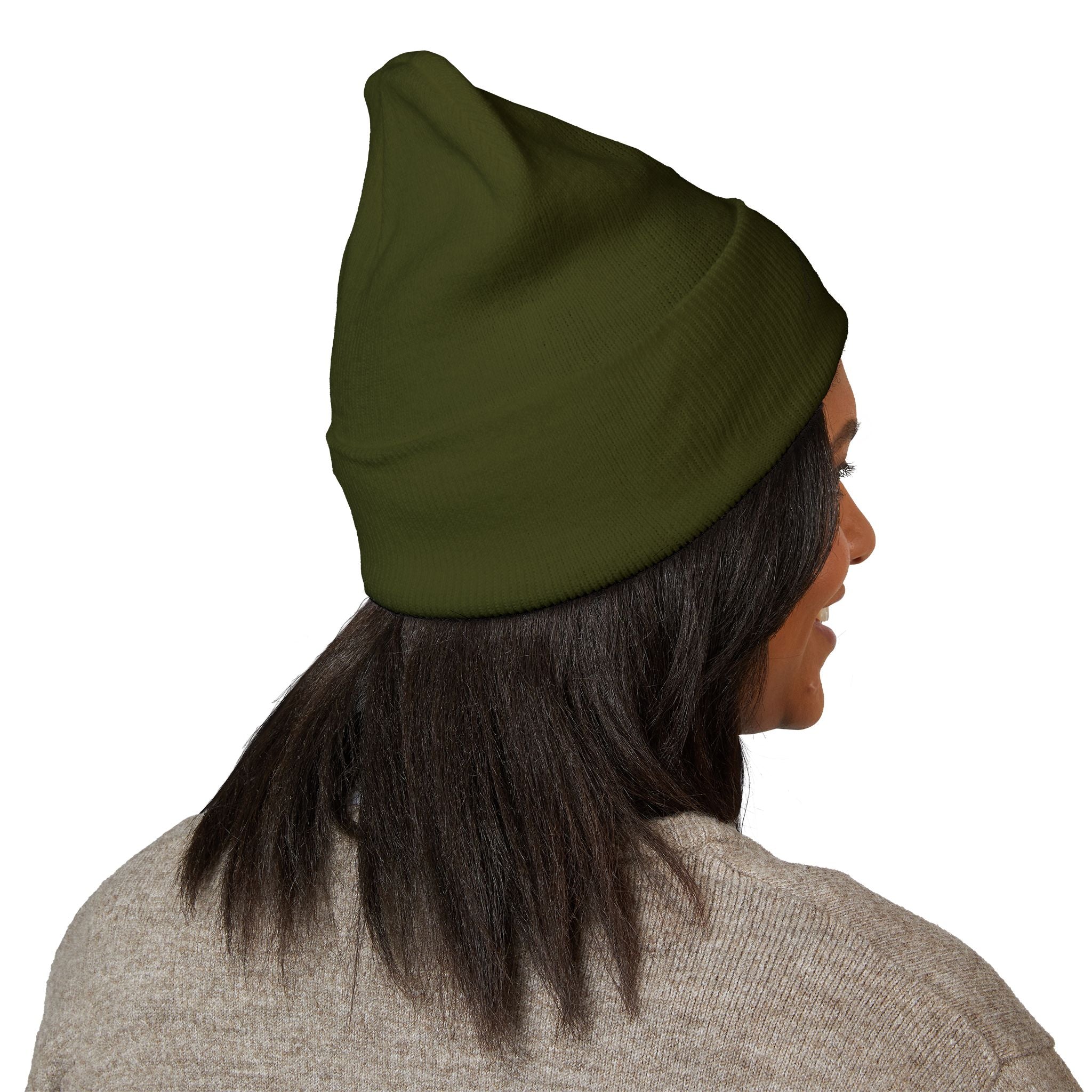 Aywa Malaabis Embroidered Beanie | Classic Cuffed Knit Hat | Minimal Streetwear Winter Cap
