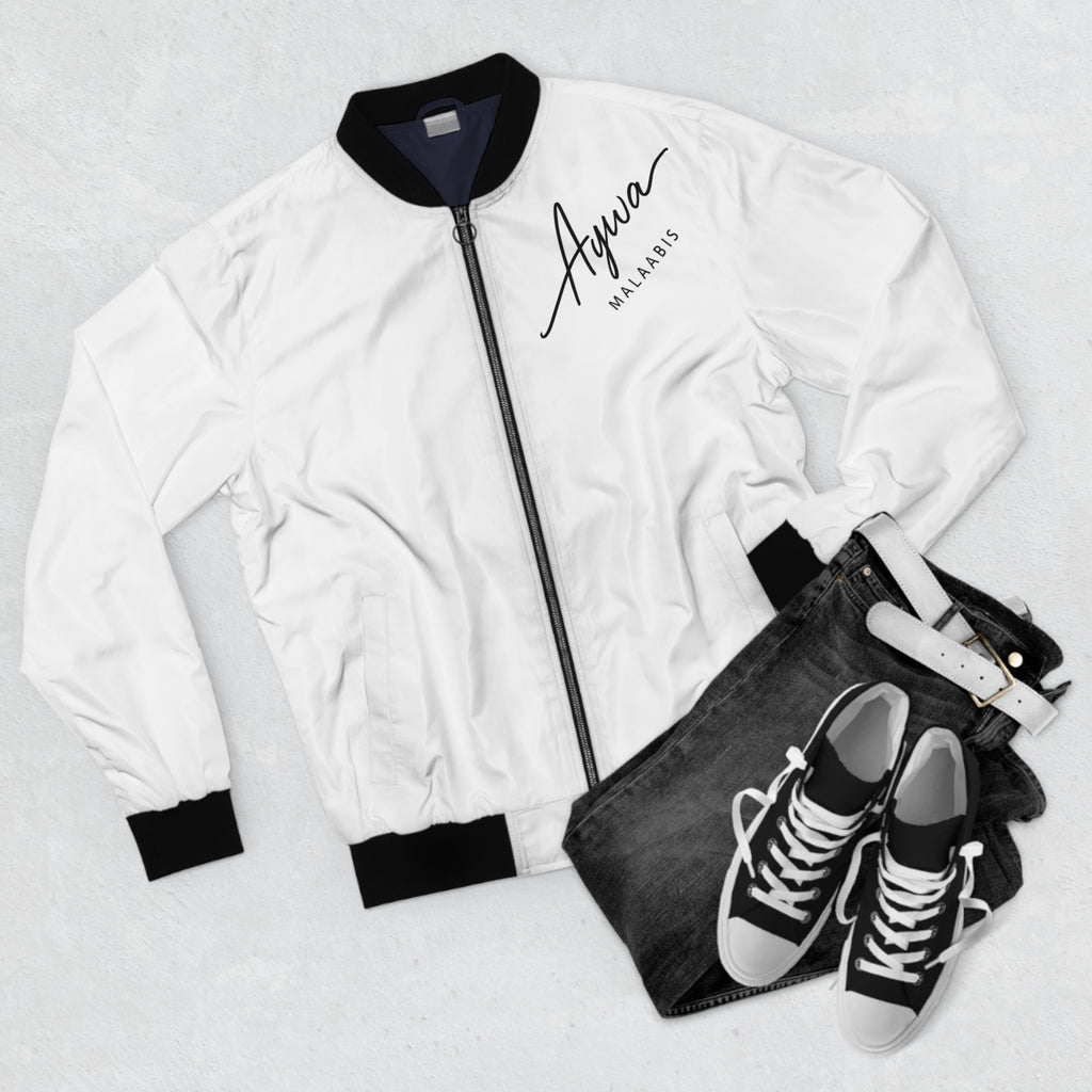 Aywa Malaabis - Aywa's Signature Bomber Jacket - Black Font