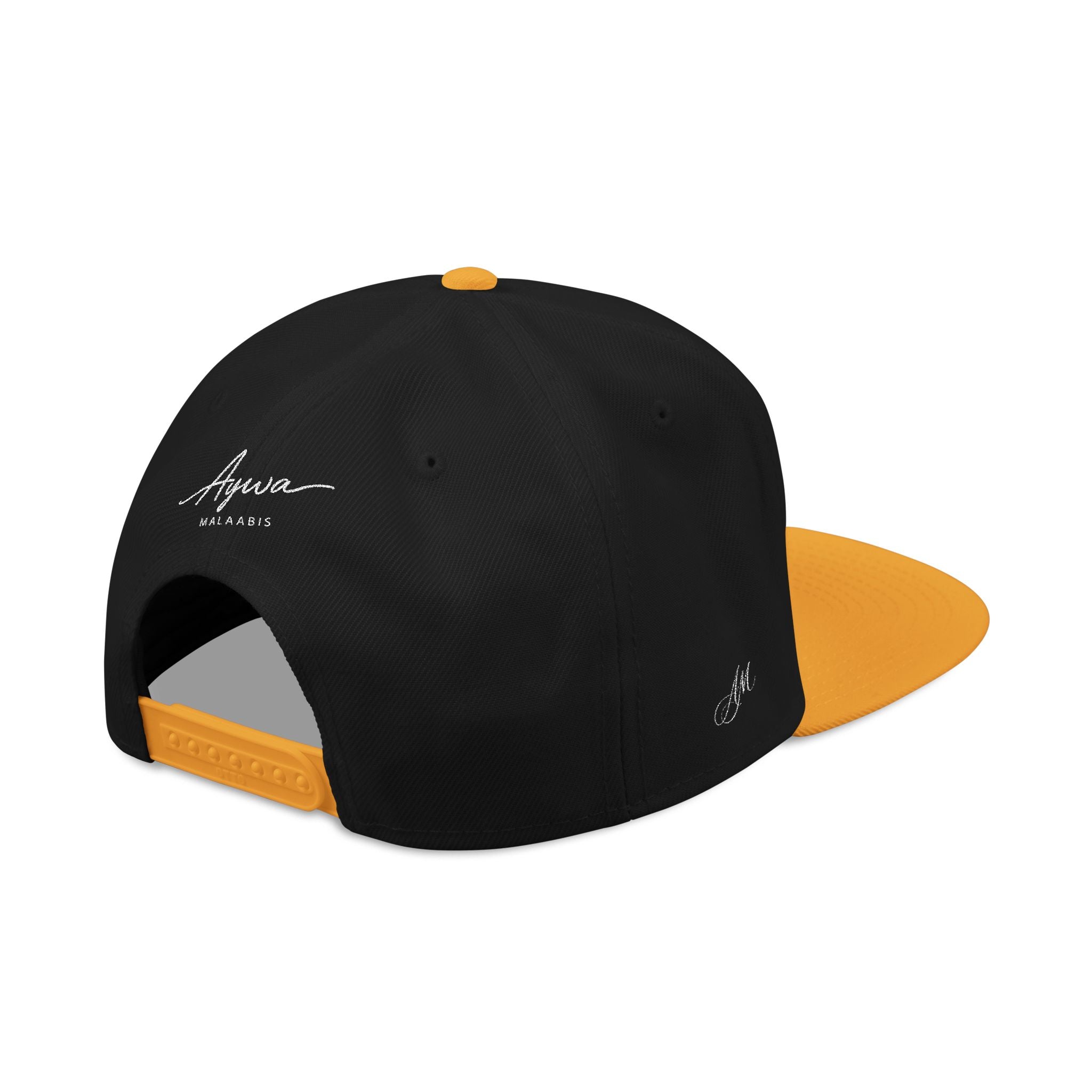 Aywa Malaabis Snapback Hat — Embroidered 'Aywa' Streetwear Cap
