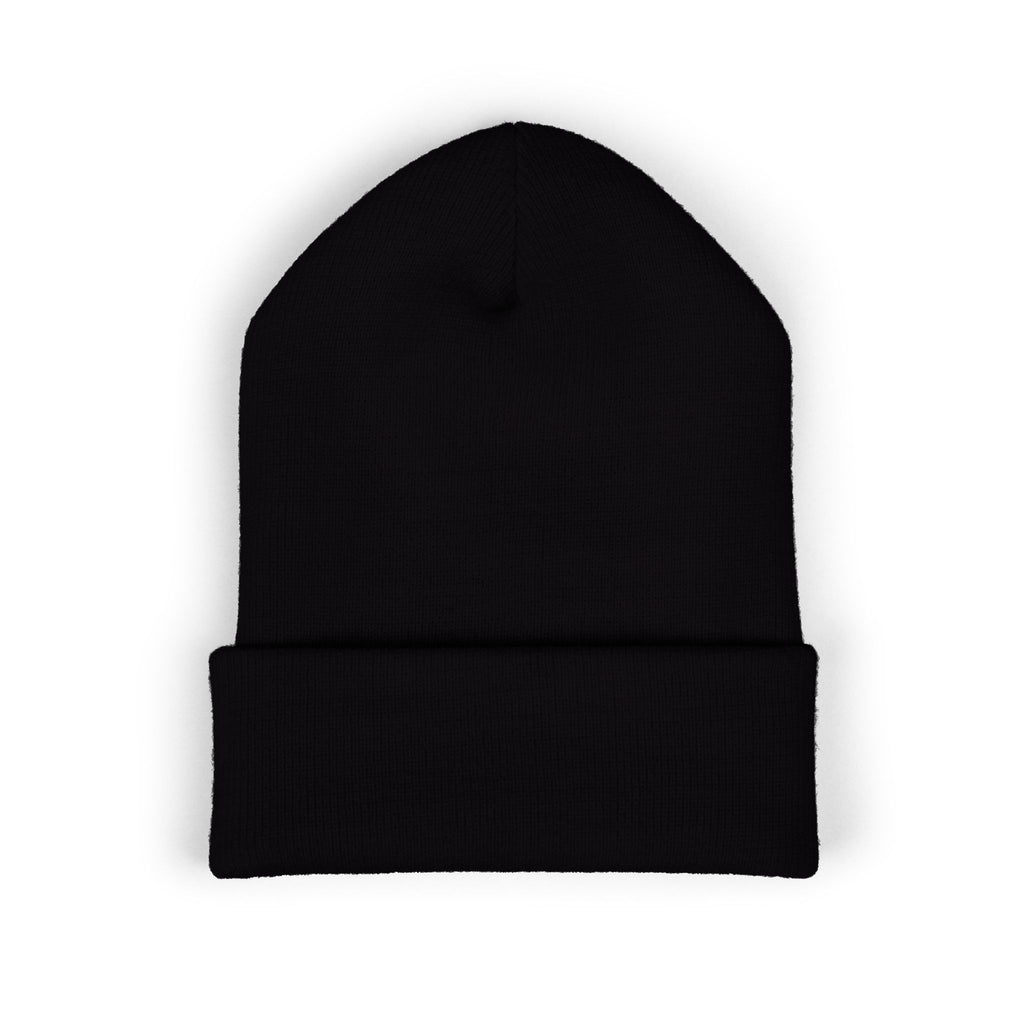 Aywa Malaabis Embroidered Beanie | Classic Cuffed Knit Hat | Minimal Streetwear Winter Cap
