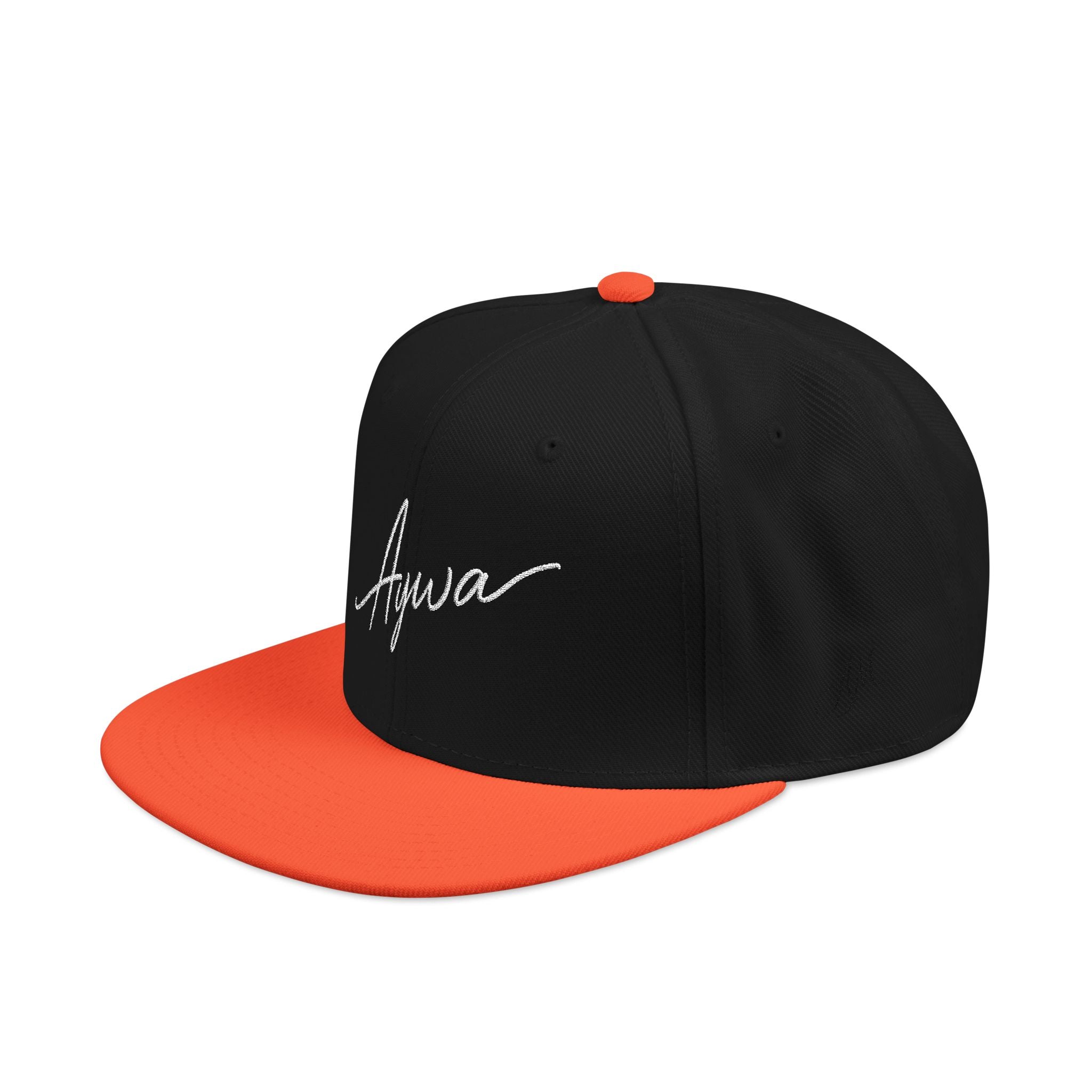 Aywa Malaabis Snapback Hat — Embroidered 'Aywa' Streetwear Cap