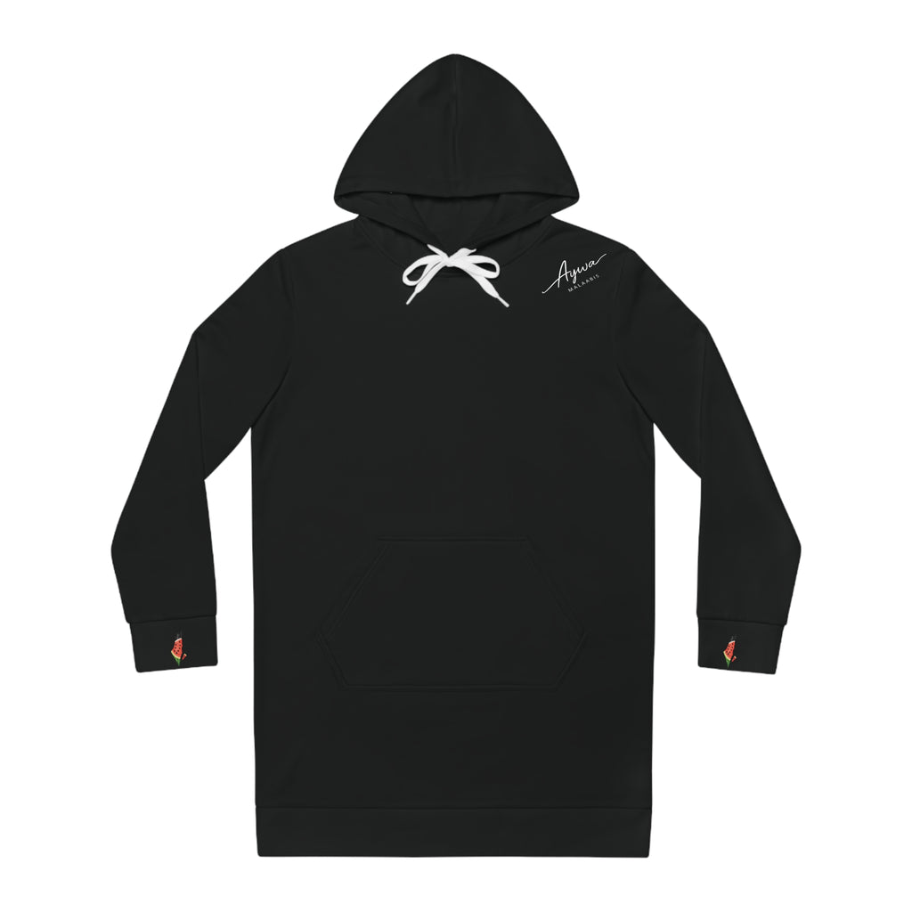 Aywa Malaabis - Aywa's Oversized Hoodie Dress - Small White Font
