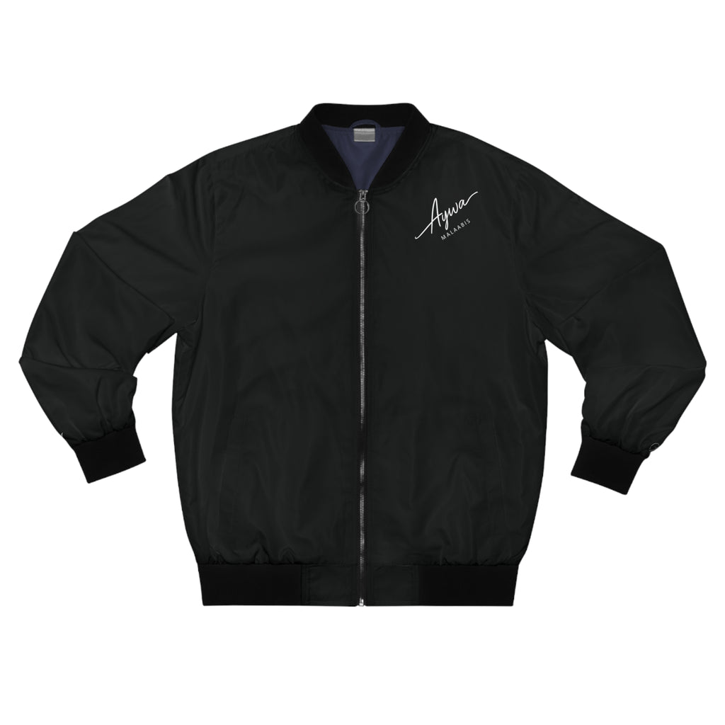 Aywa Malaabis - Aywa Signature Bomber Jacket - White Font