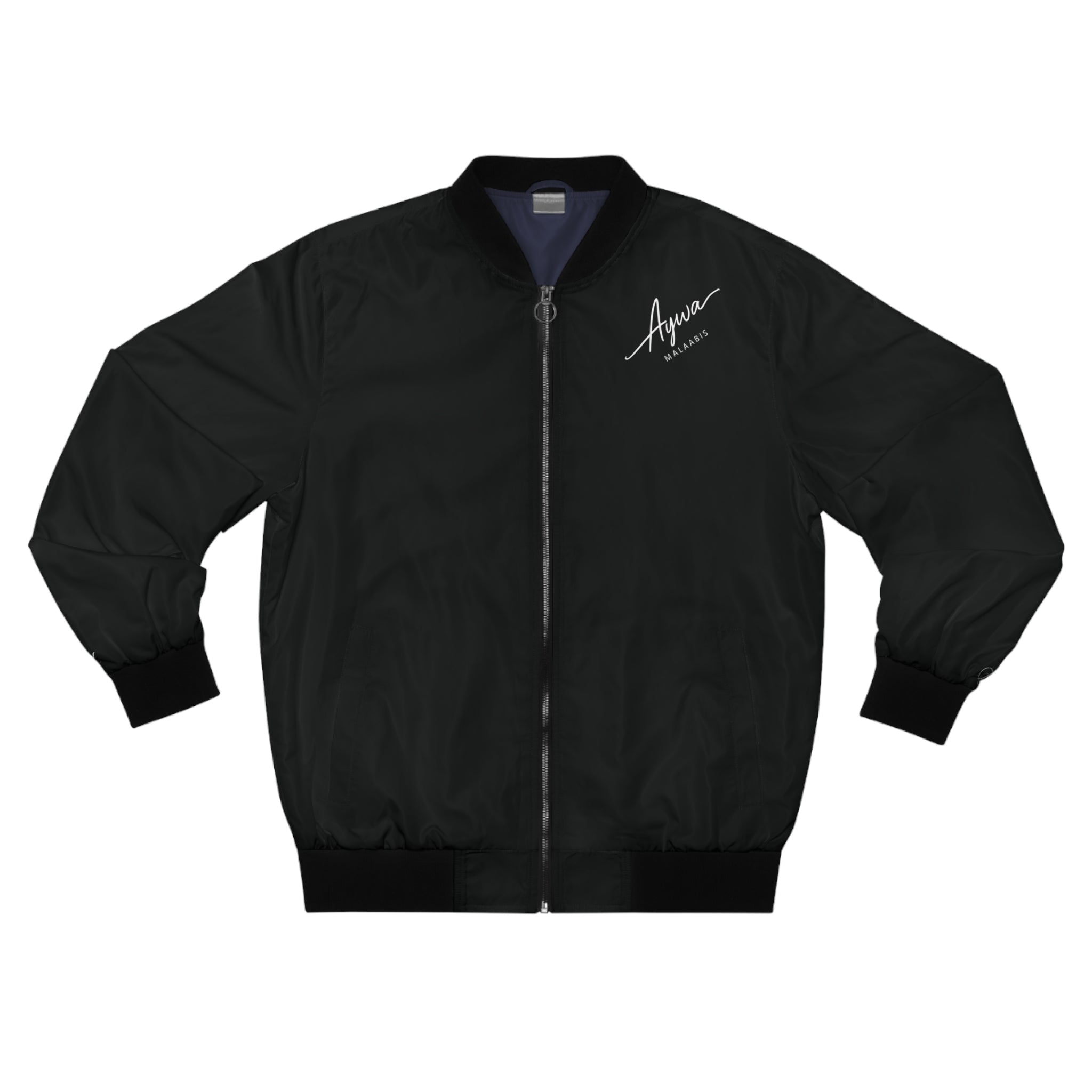 Aywa Malaabis - Aywa Signature Bomber Jacket - White Font