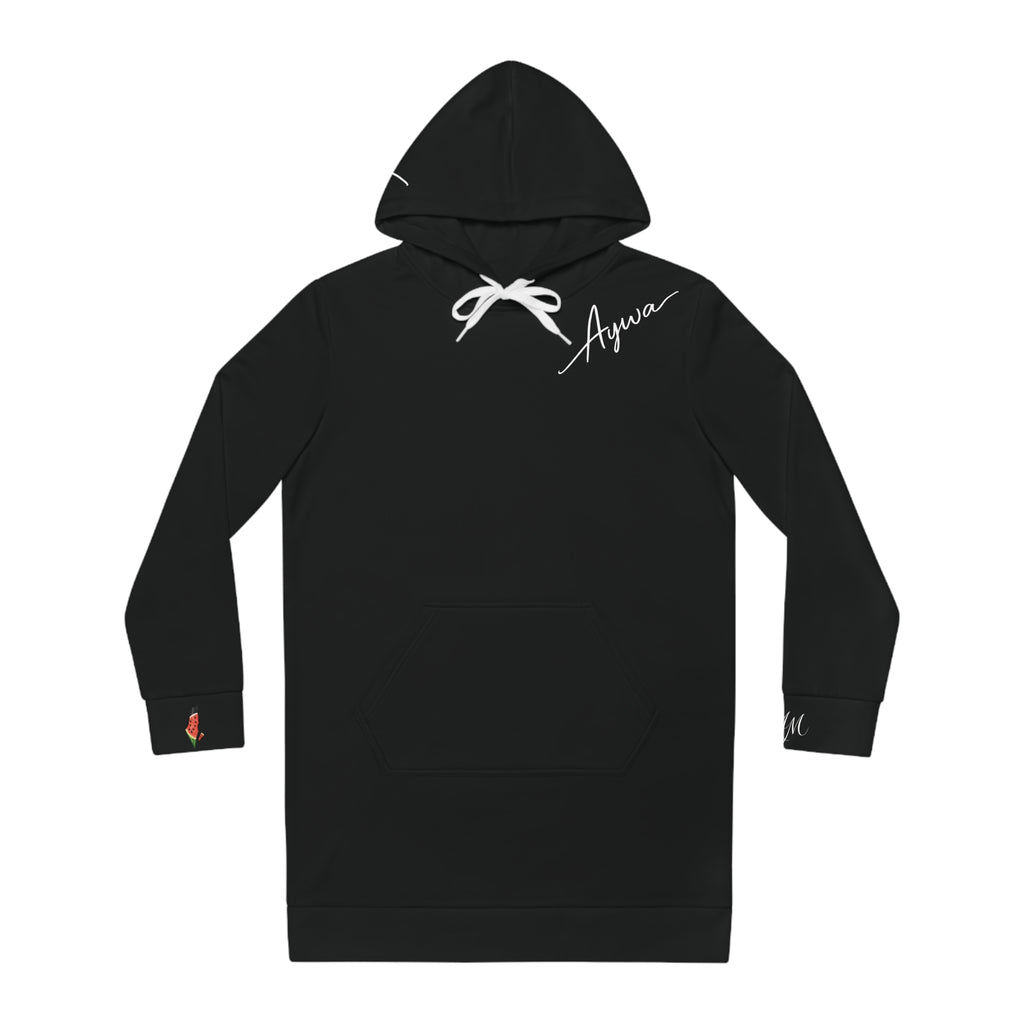Aywa Malaabis - Aywa's Oversized Hoodie Dress - Regular White Font