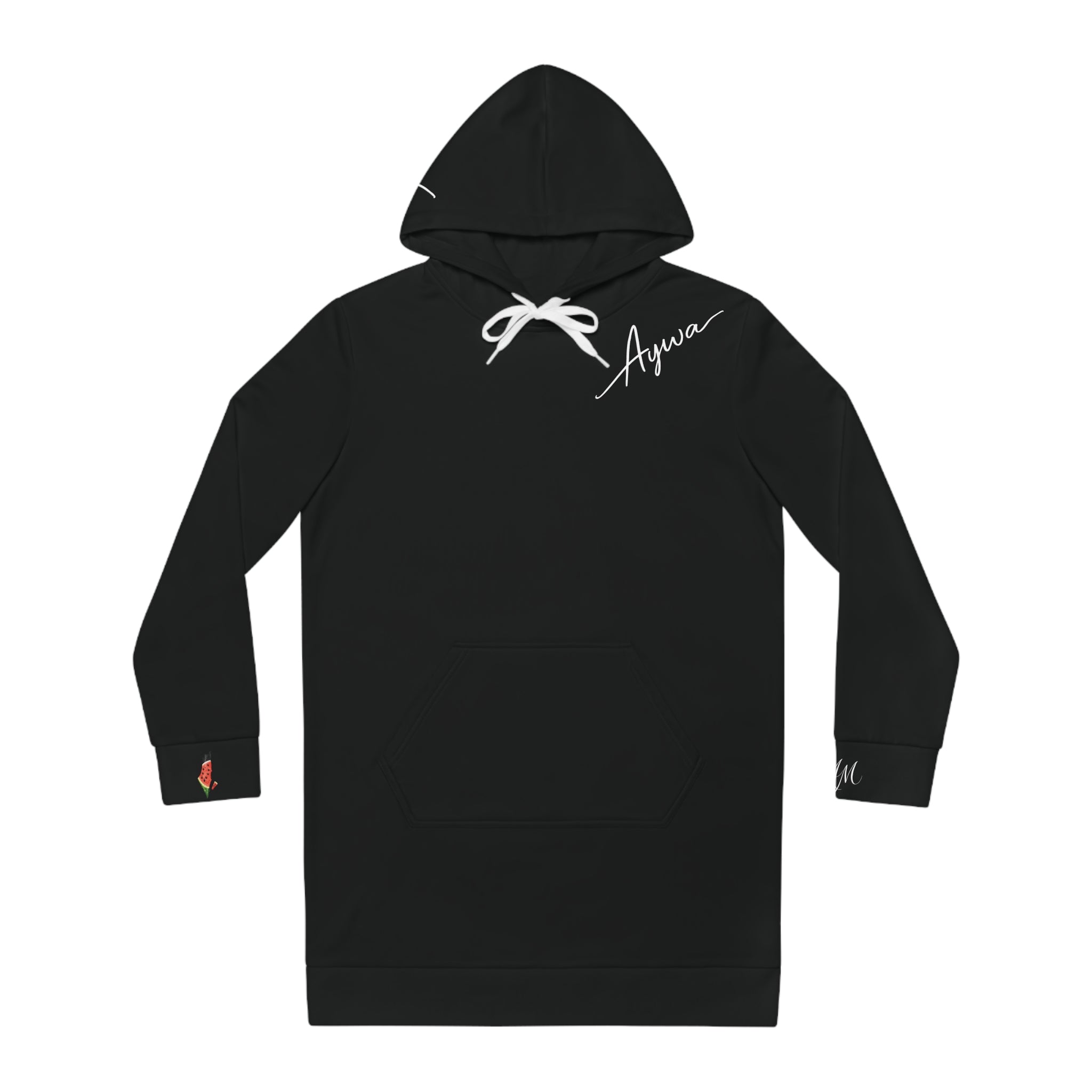 Aywa Malaabis - Aywa's Oversized Hoodie Dress - Regular White Font