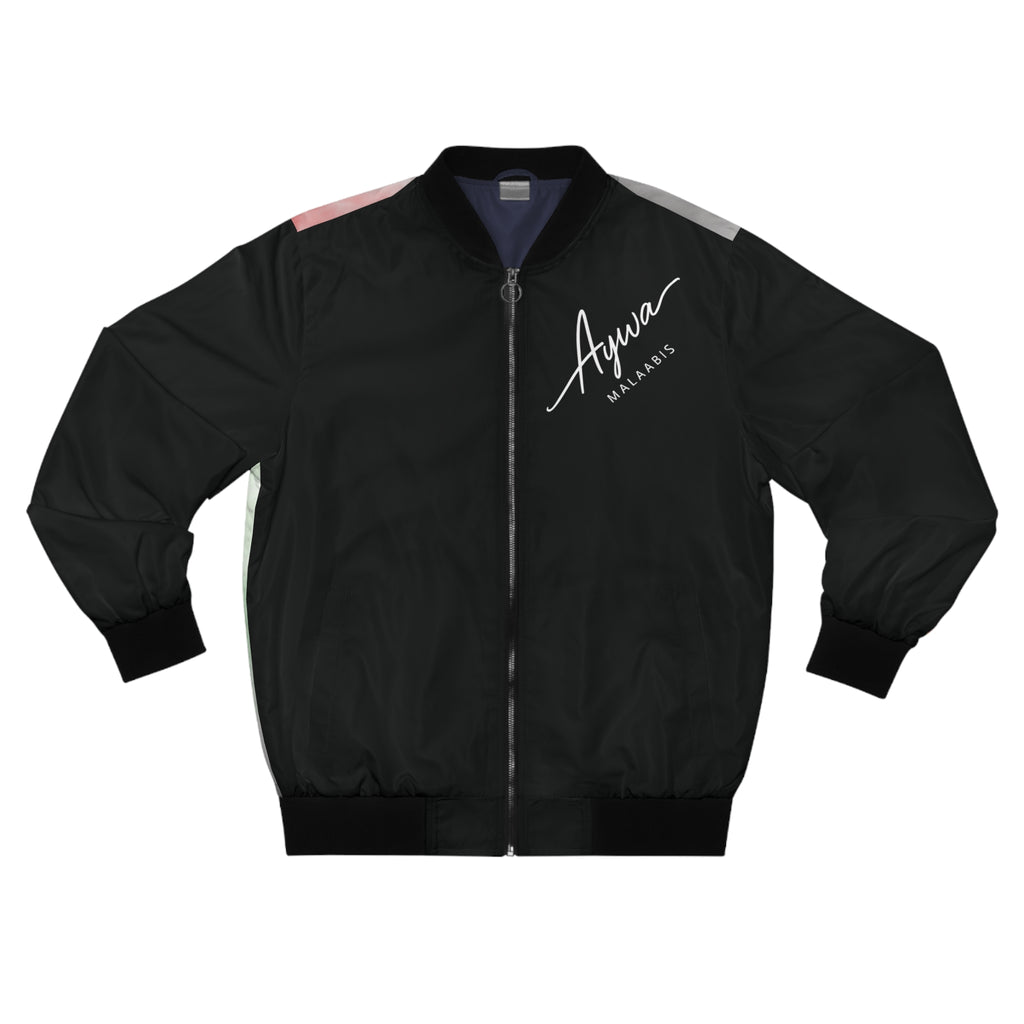 Aywa Malaabis - Aywa Bomber Jacket - White Font