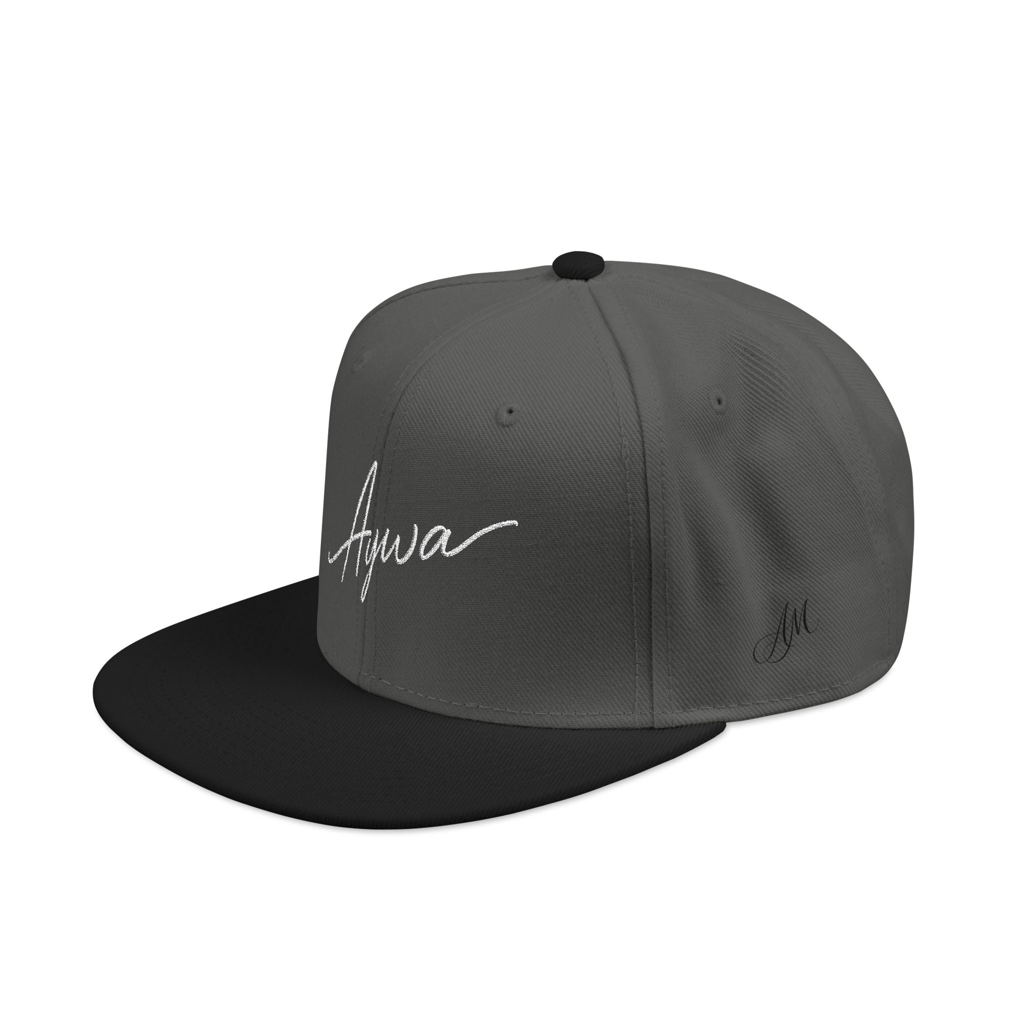 Aywa Malaabis Snapback Hat — Embroidered 'Aywa' Streetwear Cap