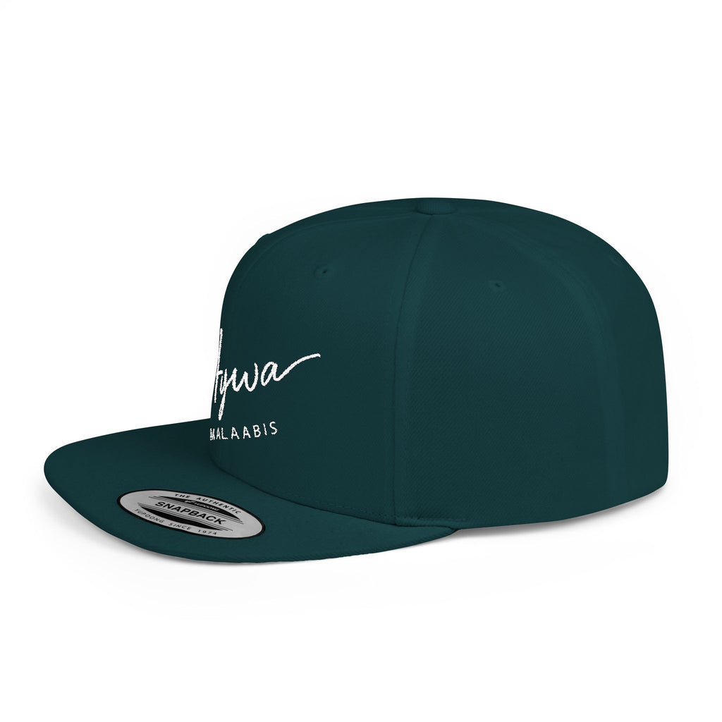 Aywa Snapback Hat — Flat Bill Cap