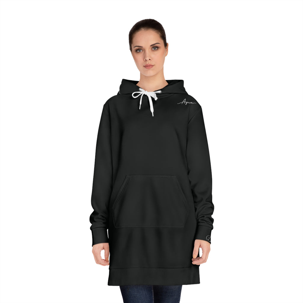 Aywa Malaabis - Aywa's Oversized Hoodie Dress - Small White Font