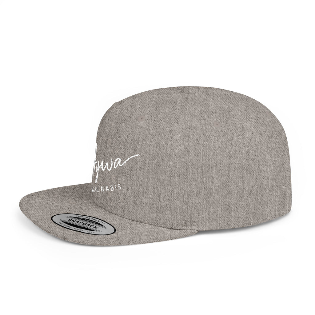 Aywa Snapback Hat — Flat Bill Cap