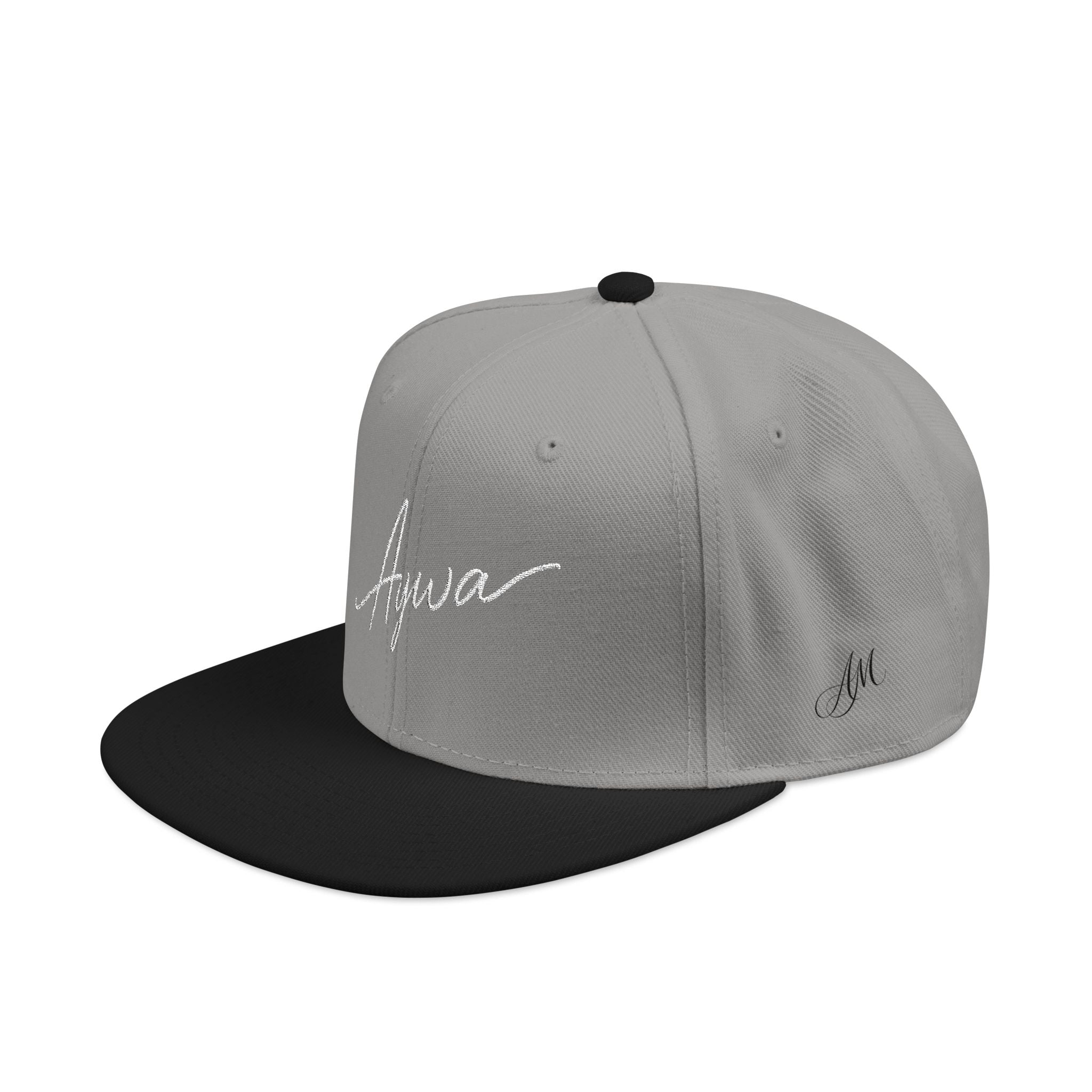 Aywa Malaabis Snapback Hat — Embroidered 'Aywa' Streetwear Cap