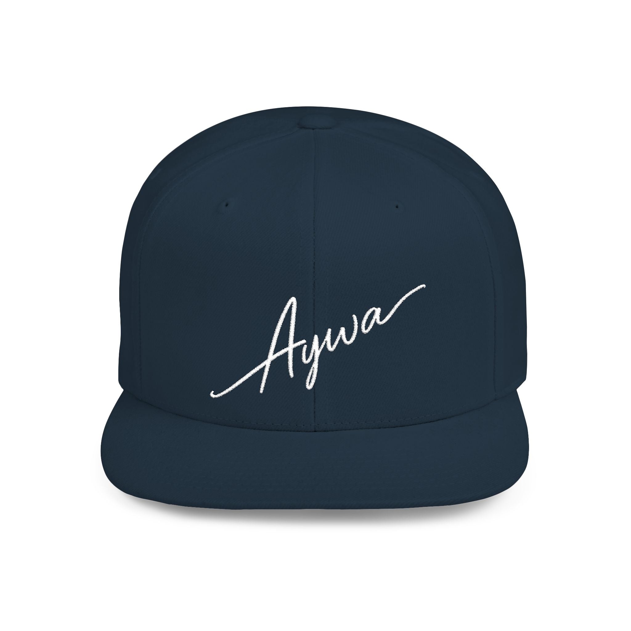 Aywa Malaabis Snapback Hat — Flat Bill Cap