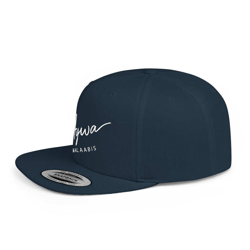 Aywa Snapback Hat — Flat Bill Cap