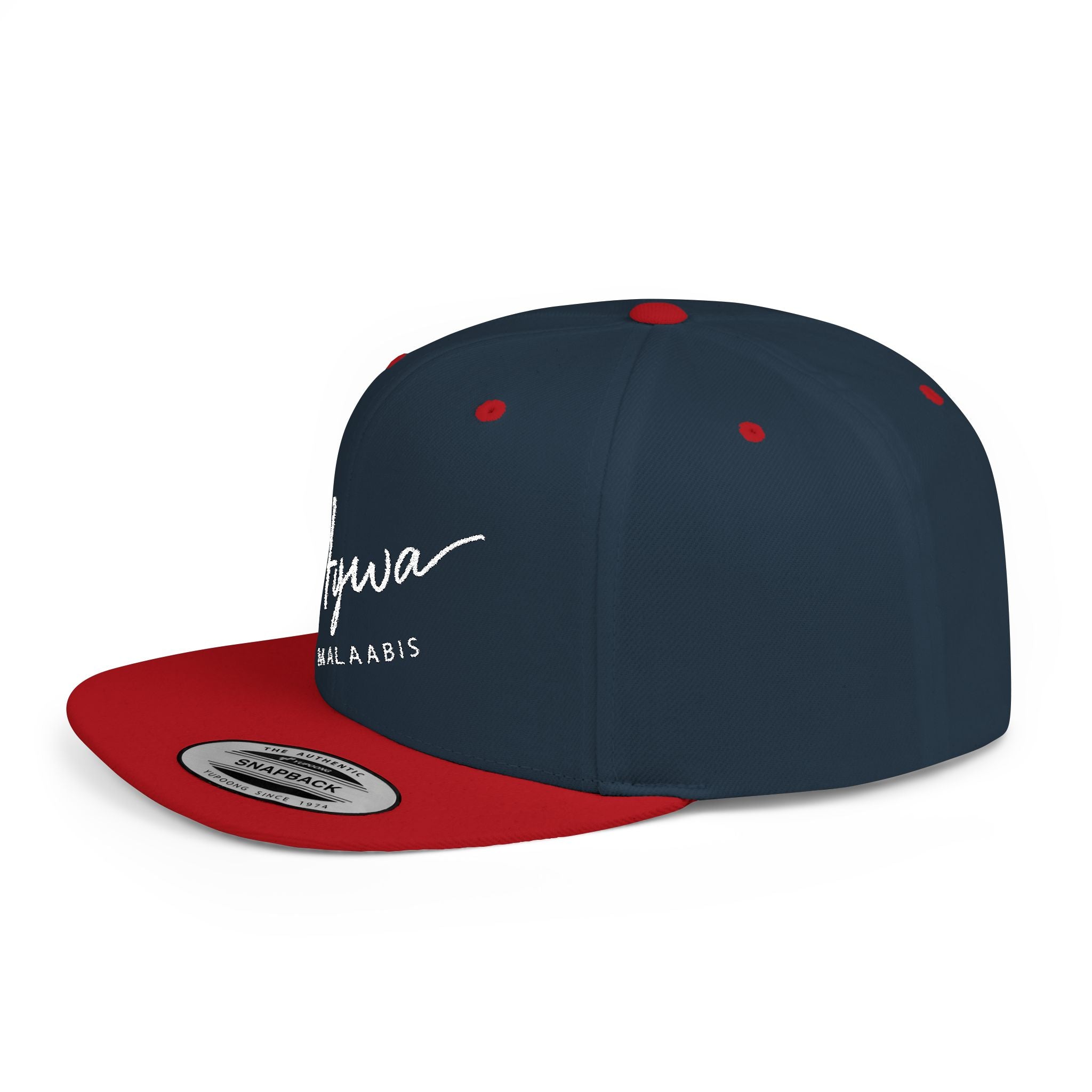 Aywa Snapback Hat — Flat Bill Cap