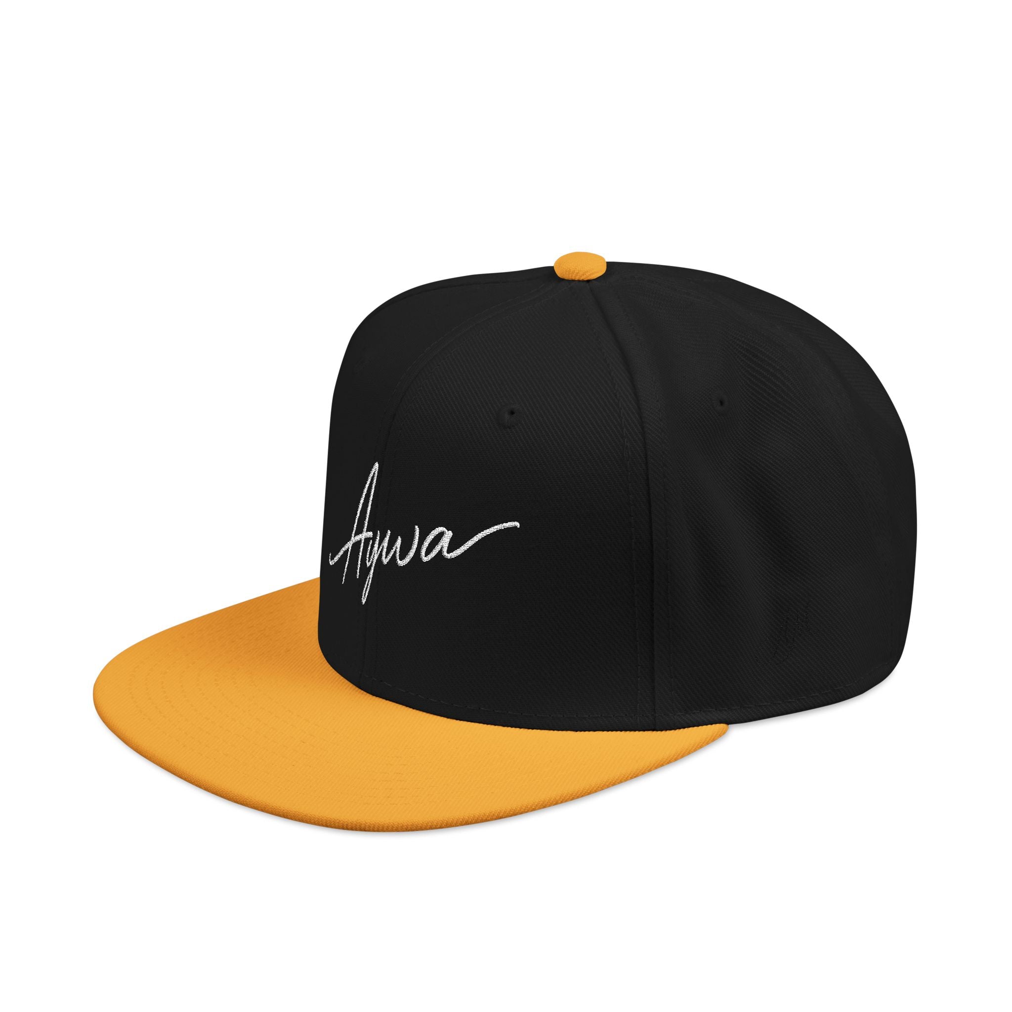 Aywa Malaabis Snapback Hat — Embroidered 'Aywa' Streetwear Cap