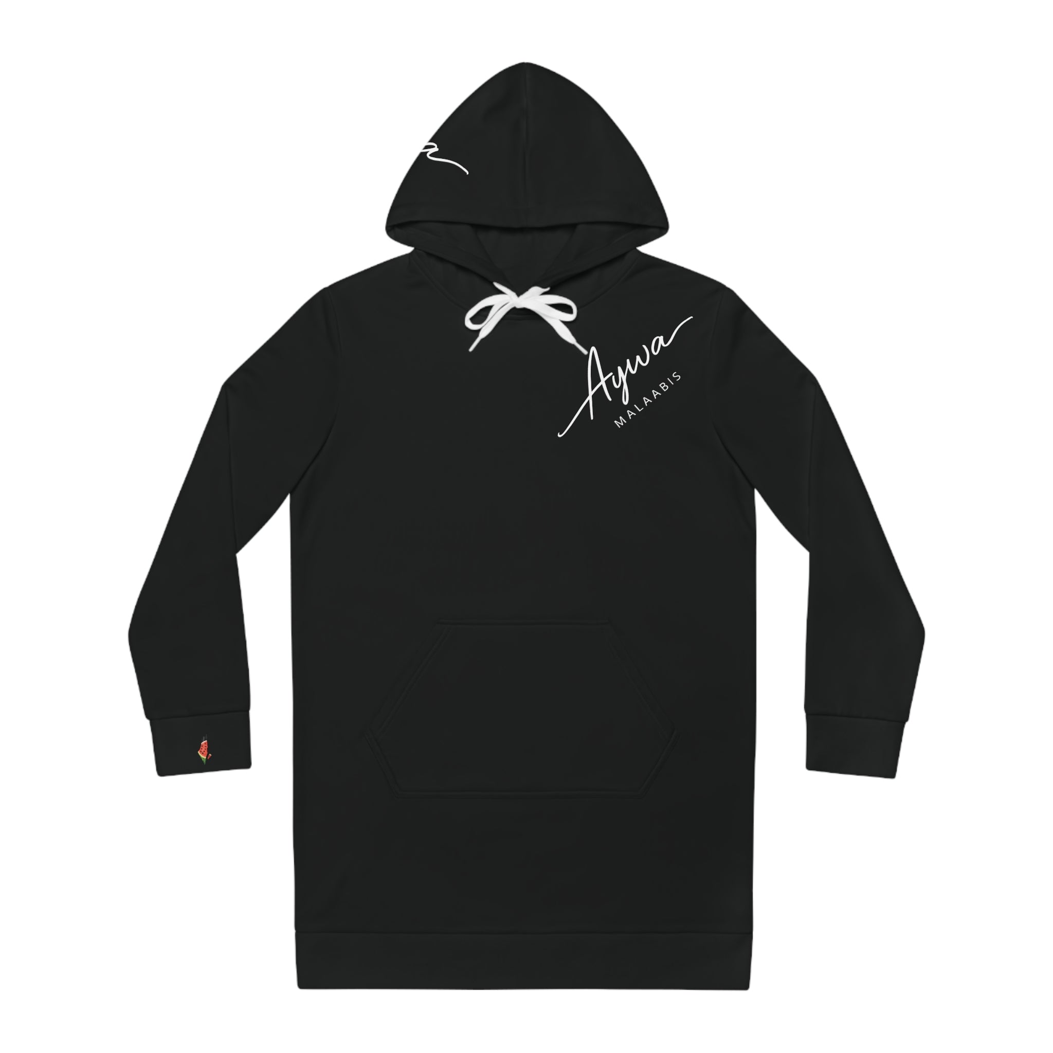 Aywa Malaabis - Aywa's Oversized Hoodie Dress - Regular White Font