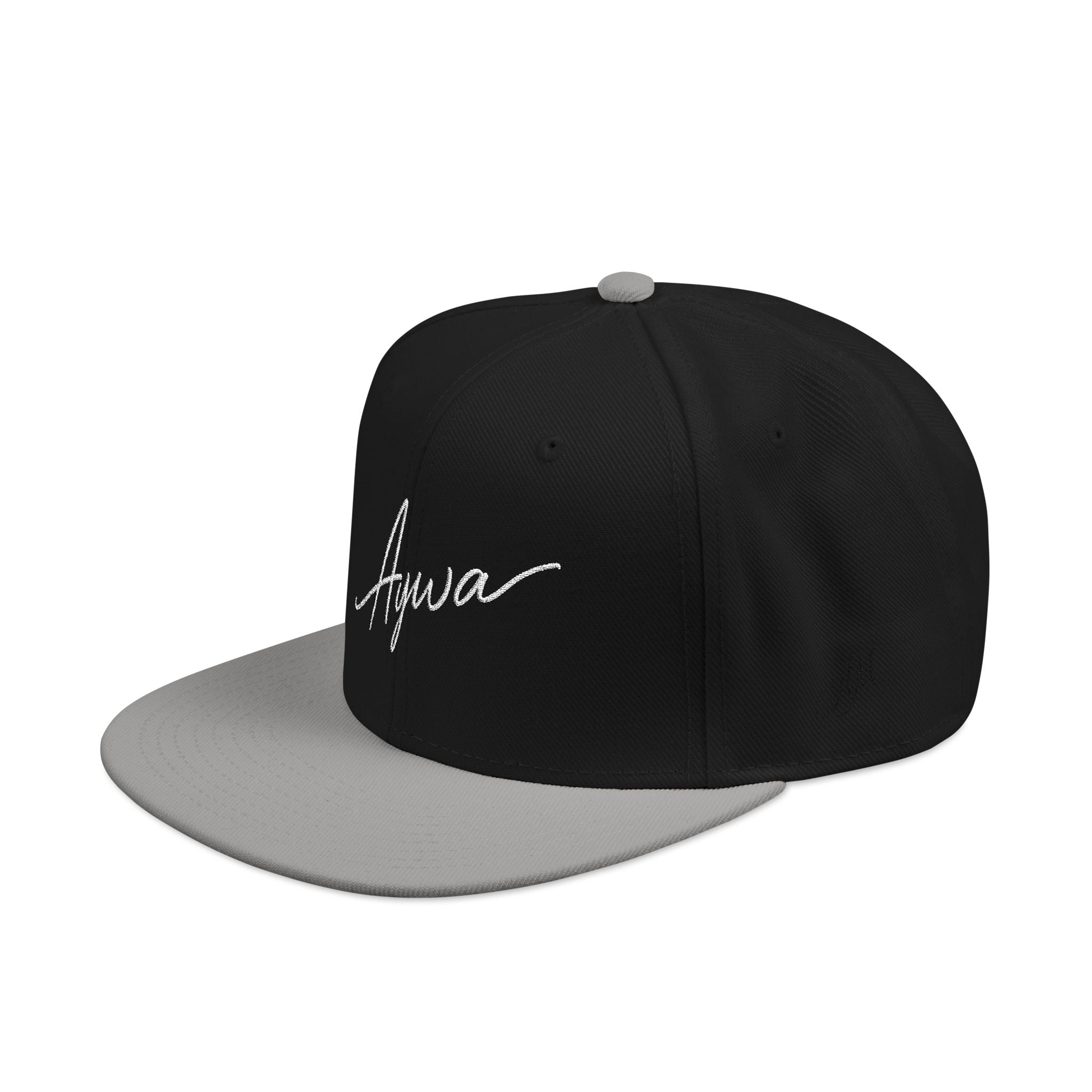 Aywa Malaabis Snapback Hat — Embroidered 'Aywa' Streetwear Cap