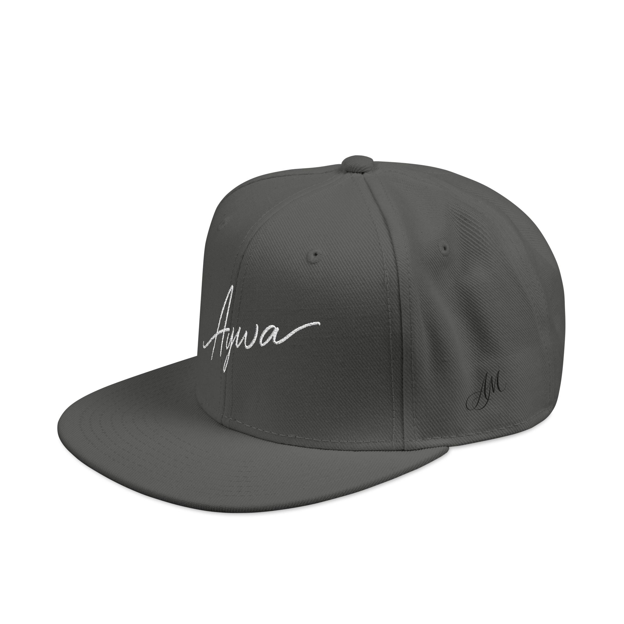 Aywa Malaabis Snapback Hat — Embroidered 'Aywa' Streetwear Cap